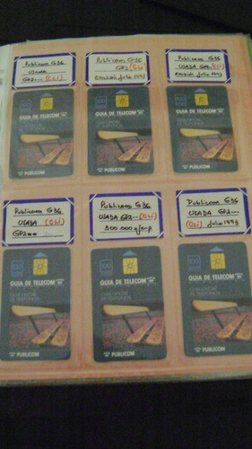 Tarjeta Telefonica Coleccion Telecom Publicom G 36 Usada 1 1