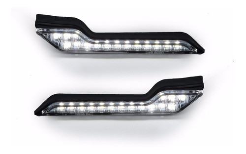 Kit Luces Led Especificas Para Cubremanos Barkbusters Blanca 0