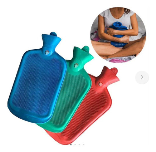 3 Unidades Bolsa De Agua Caliente Con Tapa 1,75lts 0
