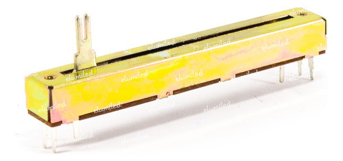 Potenciometro Deslizable 60mm 100k Logaritmico Stereo X10 0