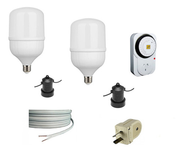 Lampara Kit Cultivo Indoor Luces Led 100w Grow = Sodio 400w 0