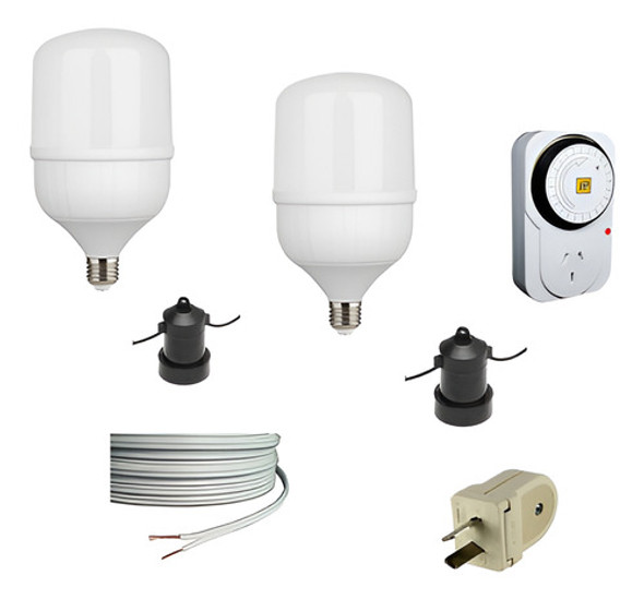 Lampara Kit Cultivo Indoor Luces Led 100w Grow = Sodio 400w 0