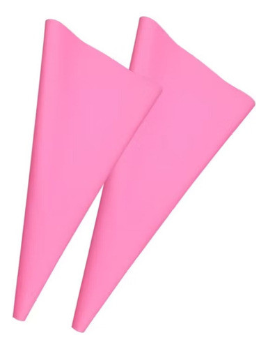 Manga Silicona Rosa Reposteria Decoracion Tortas Lavable Tf 0