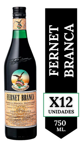 Fernet Branca Caja X 12 X 750ml. - Fratelli Branca. -- 0