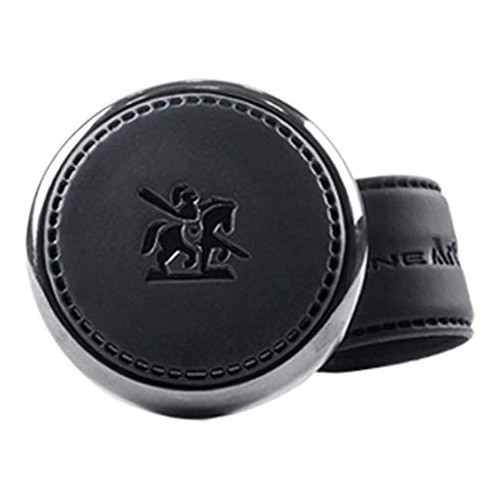 Bocha Pomo Gira Volante De Cuero Auto Universal - Negro 0