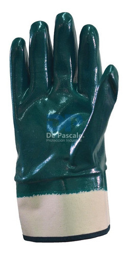 Guante Nitrilo Completo Azul Puño De Lona Dps 1