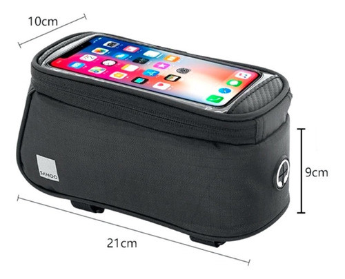 Bolso Delantero Para Bicicleta Porta Celular Al Cuadro Sahoo 1