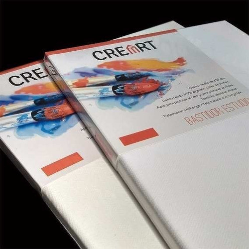 Bastidor Entelado Creart Estudio 80x80cms P/ Oleo- Acrilicos 1