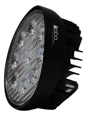 Faro Led 9 Led Redondo 27 Watts Blanco 12v  24v Kobo 1