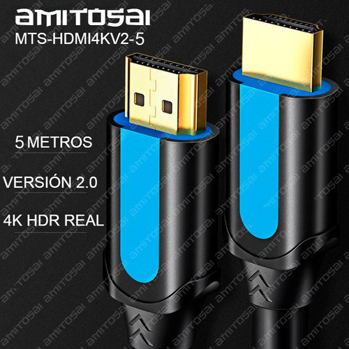 Cable Hd A Hd 5 Metros Ps5 Xbox 4k Alta Velocidad ! C0 1