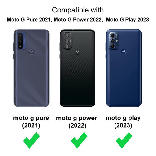 Jaorty Funda Para Motorola Moto G Pure Moto G Power Moto G 1