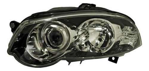 Optica Izq Fondo Negro Fiat Strada Adv 2009-10  D/cab 0