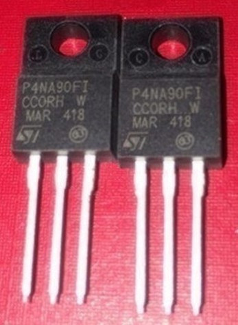 X2 P4na90fi Mosfet Canal N 4a 900v 2sk1338 4n90 Stp3nk80z 1