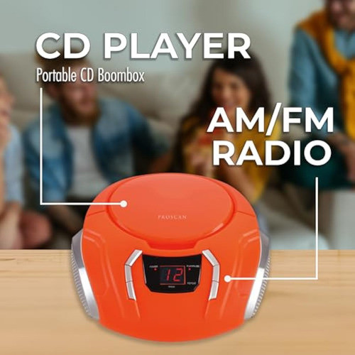 Reproductor De Cd Con Radio Am / Fm De Sylvania 1