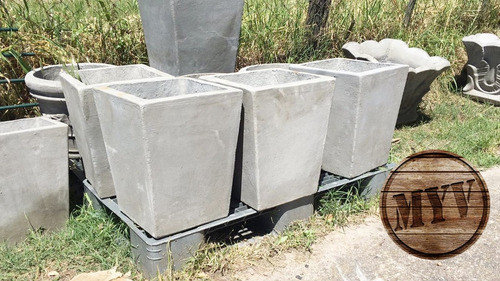 Macetas Tacas Alto 40 Boca 33x33 Gruesas 0