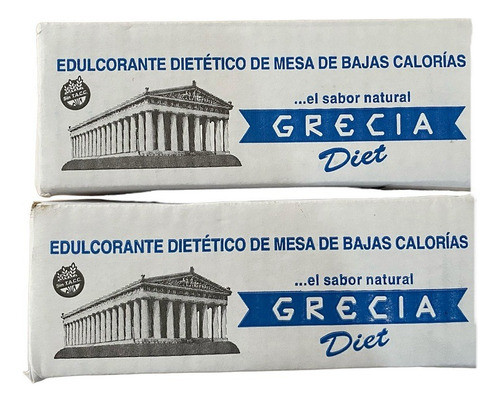 Edulcorante Indiv. Grecia Caja X 400 Unid. X 0,8 Gr-2 Cajas 0