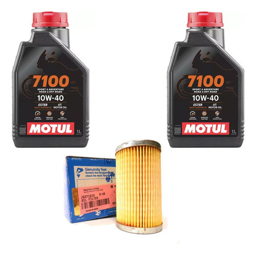 Kit Aceite Motul + Filtro Aceite Dominar 400 Original Bajaj 0