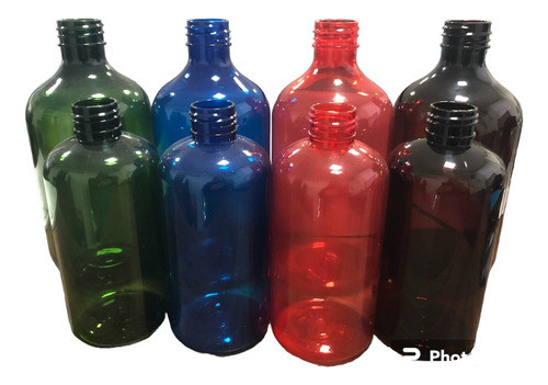Botella Roja De 250ml Con Tapa Rosca (pack X 100) 1