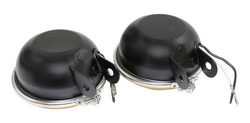 Faro Redondo Univ. Ambar Liso 75mm Jgo 1