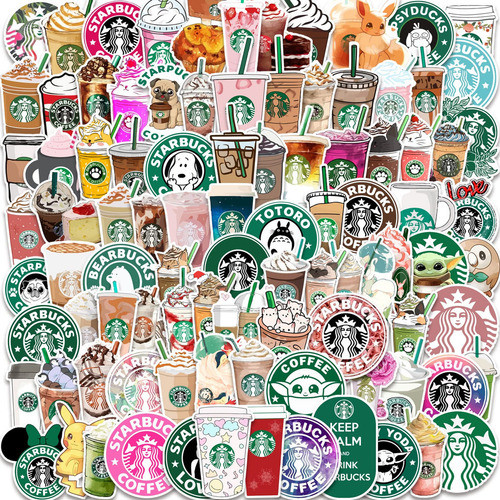 Roty 100 Calcomanias De Cafe  Calcomanias Esteticas Para Be 1