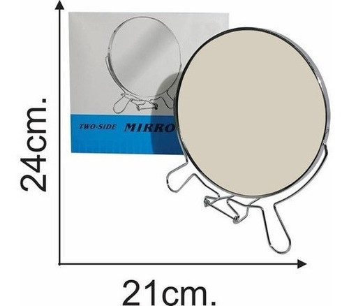 Espejo Doble Faz C/aumento Y Base 1