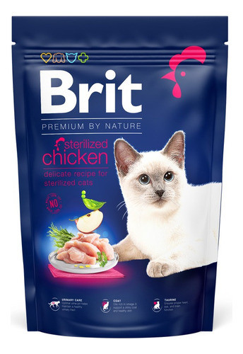 Alimento Gato Brit Premium Castrado Pollo 1.5kg 0