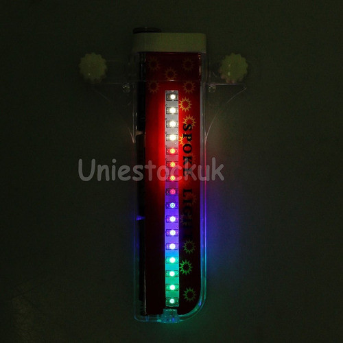 2 X Ciclismo Bicicletas Arco Iris Rueda Luces Bicicletas Lla 1