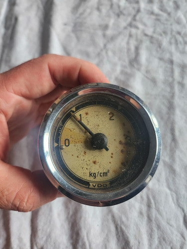 Reloj Manometro Presion Aceite Antiguo Vdo A Revisar 0