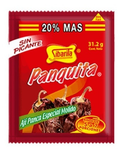 Panquita Ají Panca Molido En Pasta 31.2g Importado Perú X10u 0