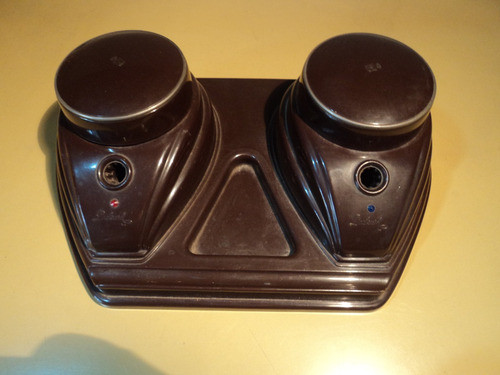 Antiguo Tintero De Bakelita ,para 2 Lapiceras Con Pluma 1