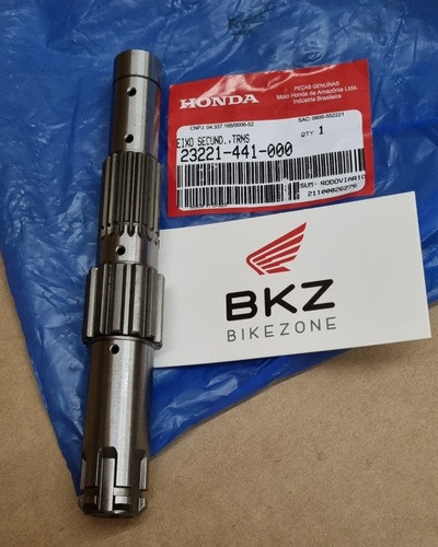 Eje Piñon Secundario Origina Honda Xl 125 Xlr 125 Brasil Bkz 1