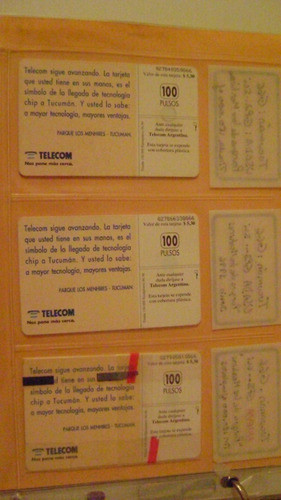 Tarjeta Telefonica Coleccion Telecom Provincias Tucuman U1 1