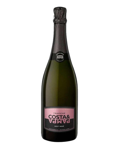 Vino Espumante Brut Rose Costa & Pampa Trapiche X 750ml 1