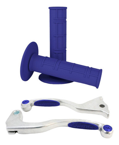 Kit Manijas Grip + Puños Azul  Xtz 125 +2014 Wirtz 0