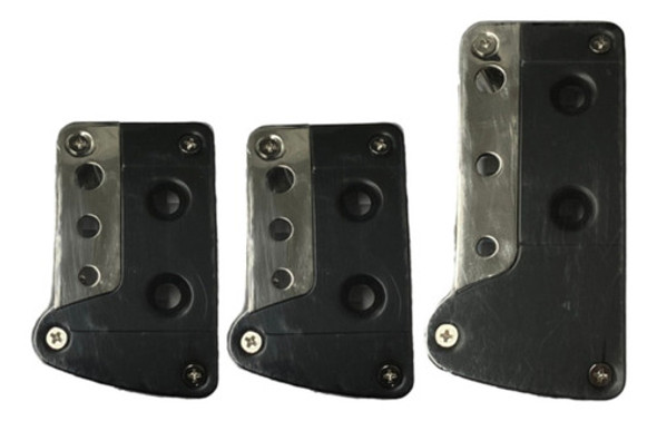 Juego De Pedaleras Tunning Negras Universales 0