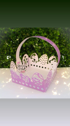 Canastita Para Huevo Y Confituras Pascua 0