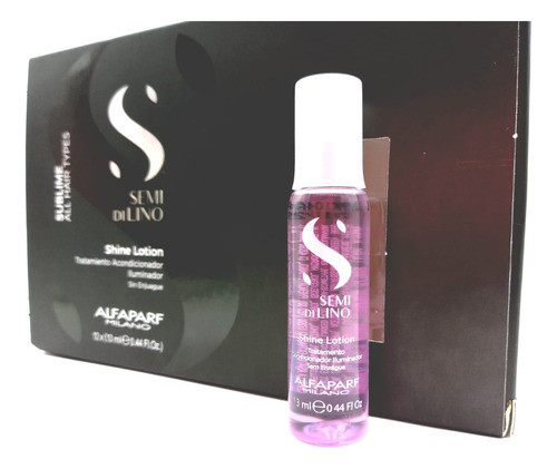 Ampollas Semi Di Lino Shine Lotion Sin Enjuague Xunidad 13ml 0