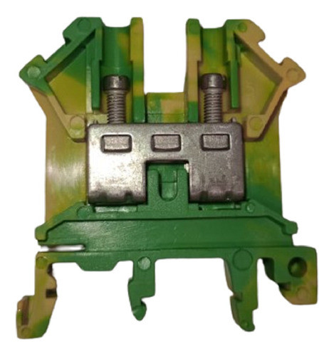 Borne De Paso 4mm Verde-amarillo Zoloda Ukm-4-av 1