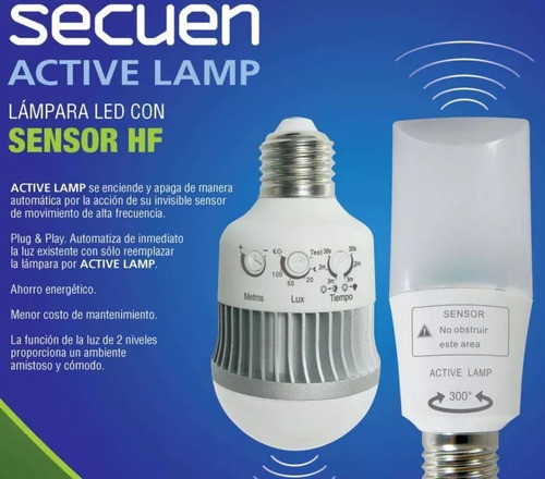 Secuen Active Lamp Led 11 Sensor Movimiento Hdb06 1