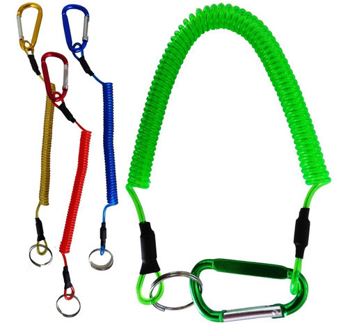 Cable Retráctil Soporte Mosquetón Pesca Bogagrip Copo Kayak 0