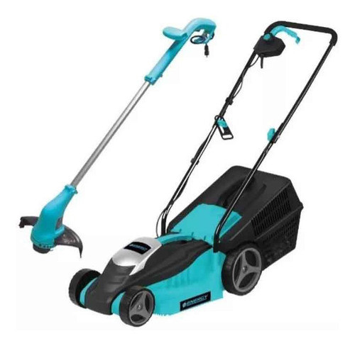 Combo Jardinería Cortadora Césped 1000w Bordeadora Electrica 0