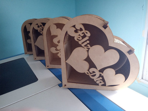 Cajas En Forma De Corazon,  Grande  Para Cualquier Ocasíon 1