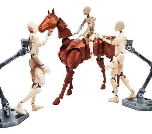 B.h. Figuras Articuladas - Caballo + Infantil + Pareja 0