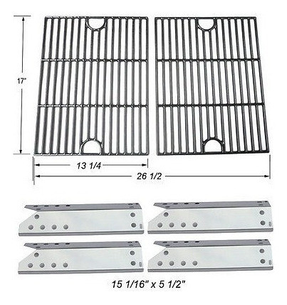 Nexgrill 4 Quemador Parrilla 720-0670-c Reemplazo Placa De C 1