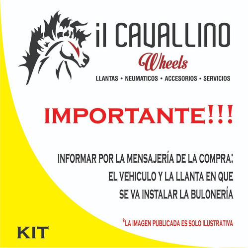 Kit 20 Tuercas Cromadas + 1 Set Antirrobo Envio Cavallino 1
