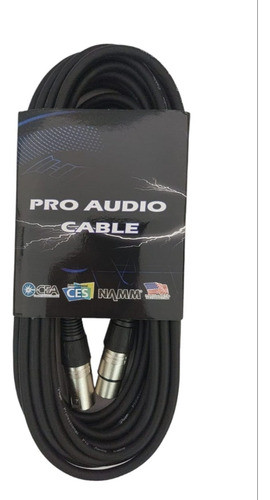 Cable Para Micrófono Profesional Canon Pro Audio De 9.10 Mts 1