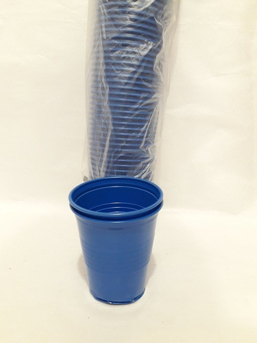 Vaso Descartable Azul 180cc X 100u 0
