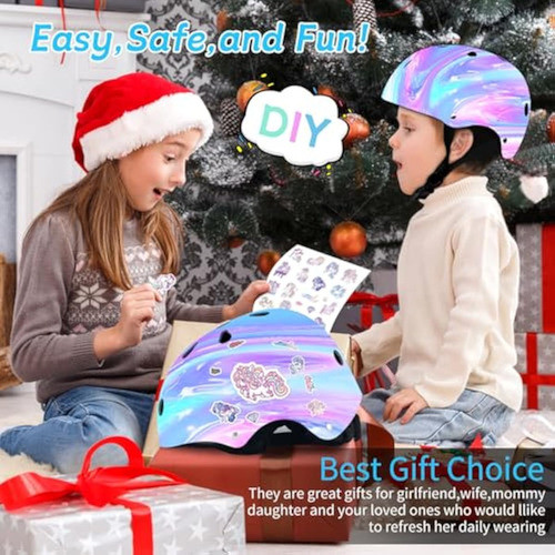 Casco De Bicicleta Ajustable De Color Degradado 1