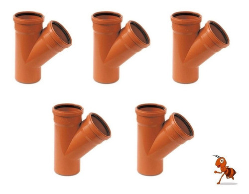 Ramal 45° Mh 110x110mm Amanco Silentium - X5 Ud 1