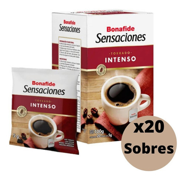 Cafe En Sobre Bonafide X20 Unidades *golosinas Del Sur* 0